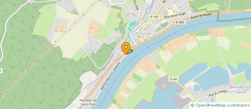 localisation de l'entreprise MADAME MARIE JOSE VIRONNEAU  DUCLAIR