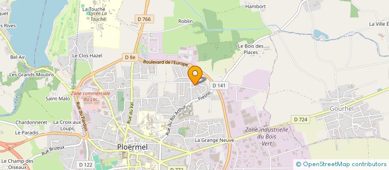 localisation de l'entreprise MADAME MARIE-JOSE ZAMARRENO à PLOERMEL