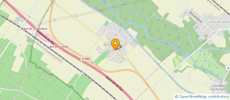 localisation de l'entreprise MADAME MARIE-JOSEE ADAMSKI  BEAUMONT-SUR-VESLE