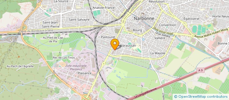 localisation de l'entreprise MADAME MARIE-JOSEE BONA à NARBONNE