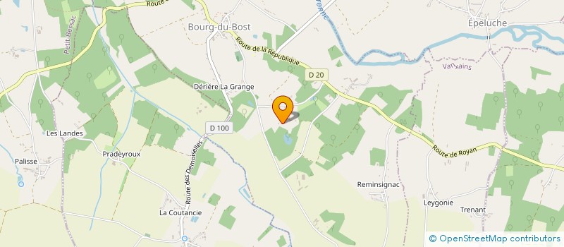 localisation de l'entreprise MADAME MARIE-JOSEE BOUTHIER  SAINT-PARDOUX-DE-DRONE