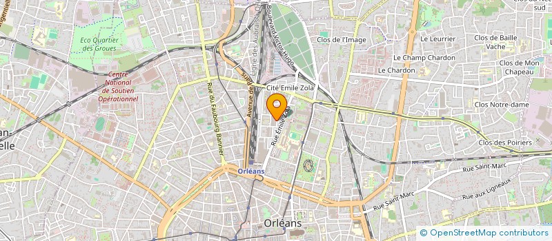 localisation de l'entreprise MADAME MARIE-JOSEE CHAMPAGNE  ORLEANS