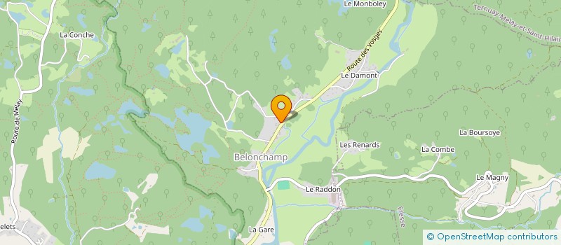 localisation de l'entreprise MADAME MARIE-JOSEE CHAON  MELISEY