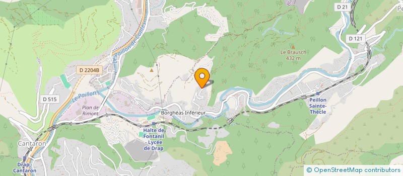 localisation de l'entreprise MADAME MARIE-JOSEE CONREAU  PEILLON