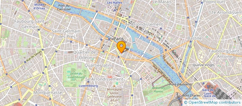 localisation de l'entreprise MADAME MARIE-JOSEE CROZE  PARIS