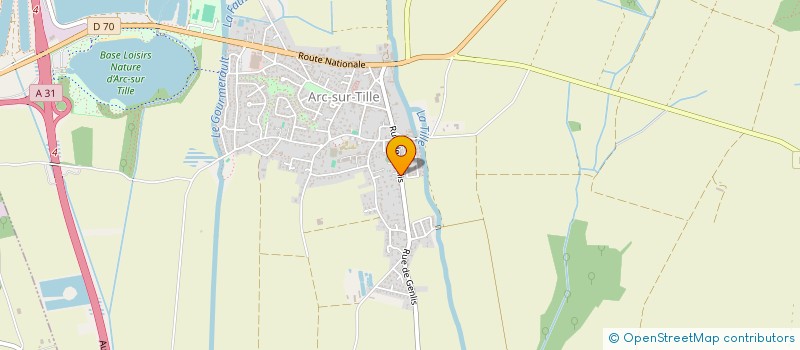 localisation de l'entreprise MADAME MARIE-JOSEE DALBY  ARC-SUR-TILLE