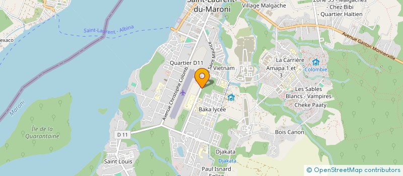 localisation de l'entreprise MADAME MARIE-JOSEE DINAL à SAINT-LAURENT-DU-MARONI