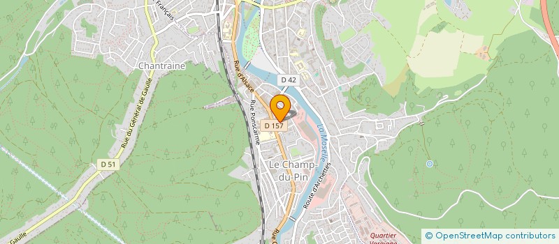 localisation de l'entreprise MADAME MARIE-JOSEE FERRARO  EPINAL