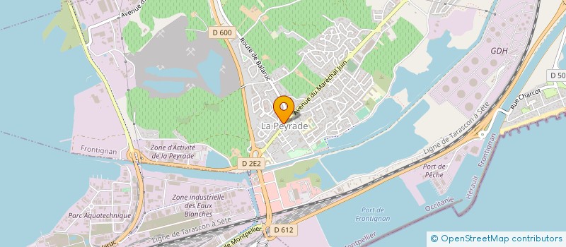 localisation de l'entreprise MADAME MARIE-JOSEE FRAGATA à FRONTIGNAN