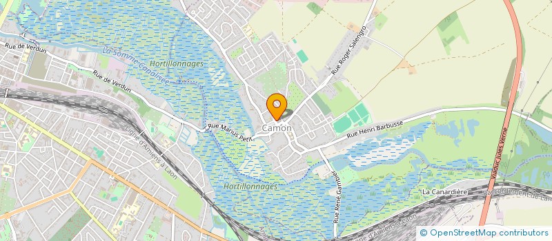 localisation de l'entreprise MADAME MARIE-JOSEE FRANCOIS  CAMON