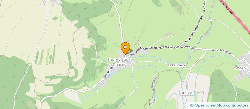 localisation de l'entreprise MADAME MARIE-JOSEE GAGNOT à VILLY-EN-AUXOIS