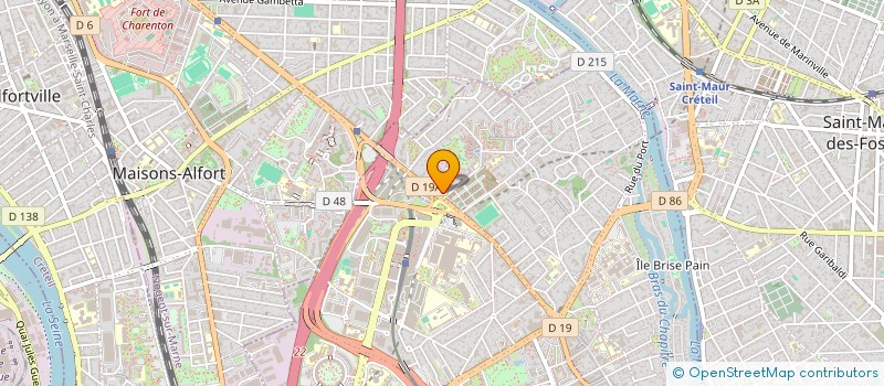 localisation de l'entreprise MADAME MARIE-JOSEE GALLANT  CRETEIL