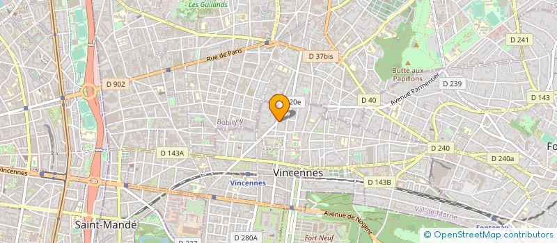 localisation de l'entreprise MADAME MARIE JOSEE HO-A-TCHUNG à VINCENNES