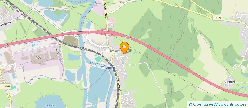 localisation de l'entreprise MADAME MARIE-JOSEE JEANNE GELLE  LUMES