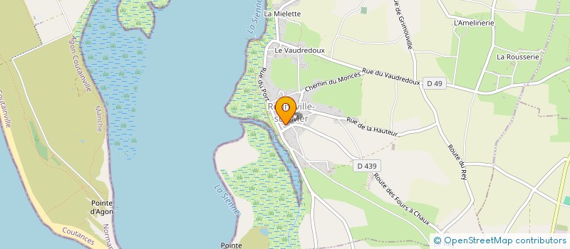 localisation de l'entreprise MADAME MARIE-JOSEE KARPINSKI à REGNEVILLE-SUR-MER