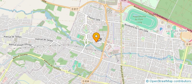 localisation de l'entreprise MADAME MARIE-JOSEE LATAPIE  LONS