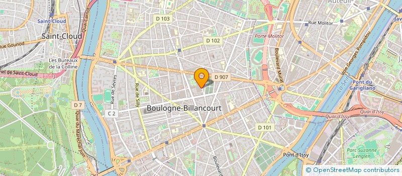localisation de l'entreprise MADAME MARIE JOSEE LEVEQUE à BOULOGNE-BILLANCOURT