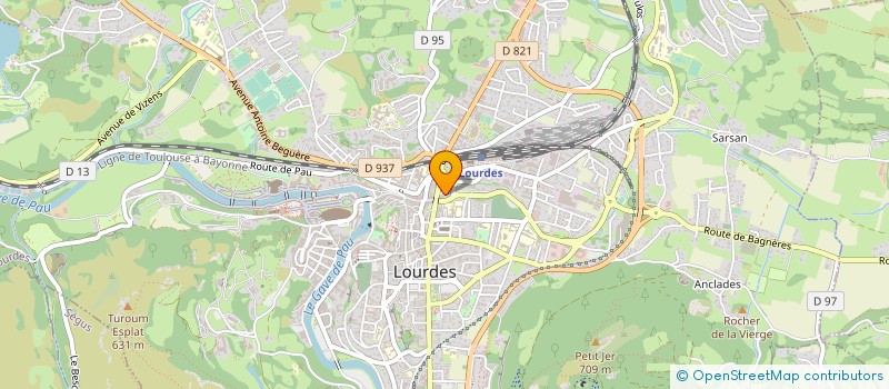 localisation de l'entreprise MADAME MARIE-JOSEE LOUCOUR à LOURDES