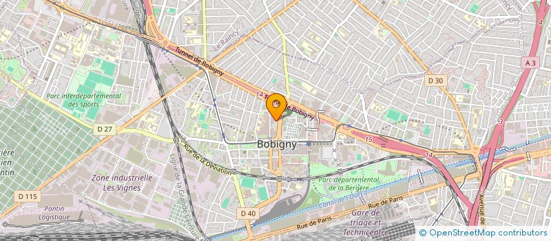 localisation de l'entreprise MADAME MARIE-JOSEE LUBANZA  BOBIGNY