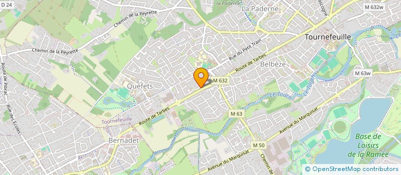 localisation de l'entreprise MADAME MARIE JOSEE MINATACHY  TOURNEFEUILLE