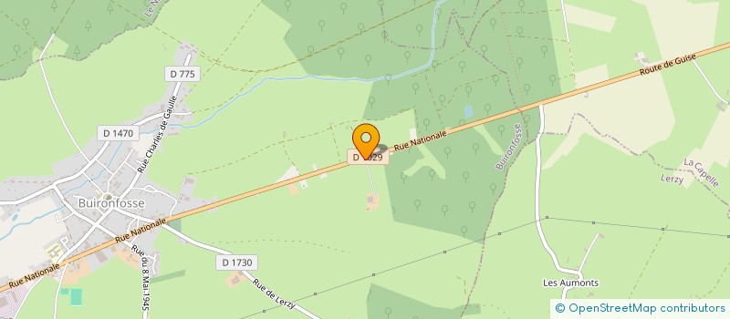 localisation de l'entreprise MADAME MARIE JOSEE MOULARDE  BUIRONFOSSE