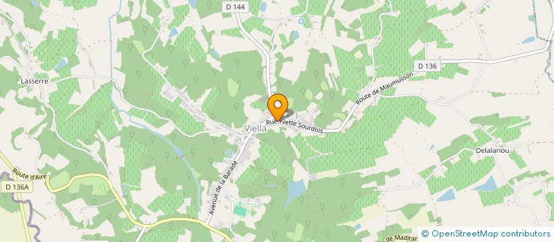 localisation de l'entreprise MADAME MARIE-JOSEE NALIS  VIELLA