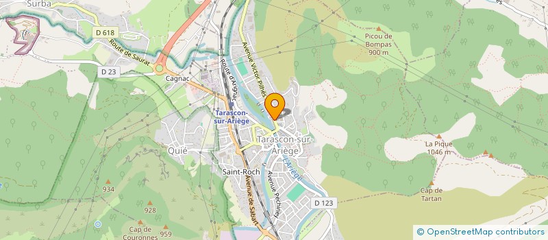localisation de l'entreprise MADAME MARIE-JOSEE ROGE à TARASCON-SUR-ARIEGE