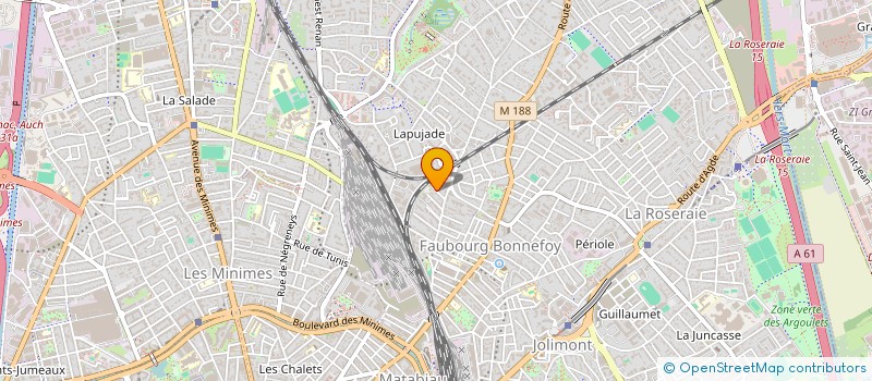 localisation de l'entreprise MADAME MARIE JOSEE TITARD à TOULOUSE