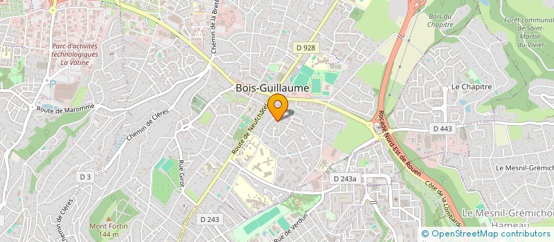 localisation de l'entreprise MADAME MARIE-JOSEE TRONEL à BOIS-GUILLAUME