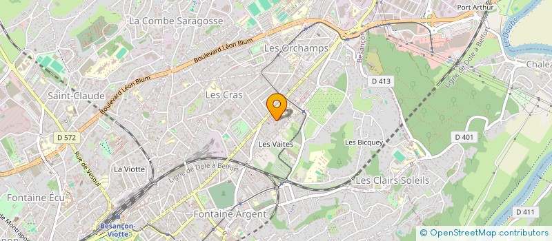 localisation de l'entreprise MADAME MARIE-JOSEE VANGU  BESANCON