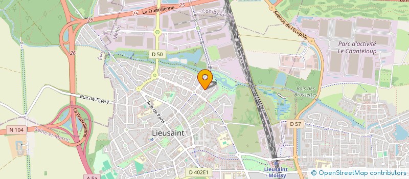 localisation de l'entreprise MADAME MARIE-JOSEE VILACA  LIEUSAINT