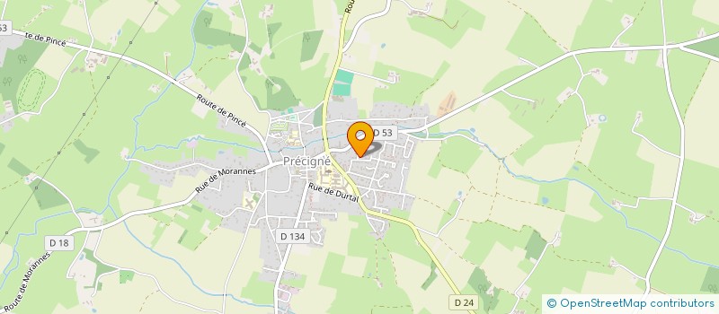 localisation de l'entreprise MADAME MARIE-JOSEPH BICHET  PRECIGNE