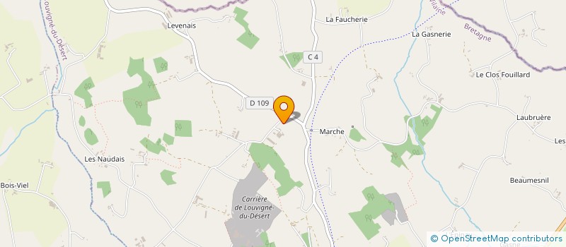 localisation de l'entreprise MADAME MARIE-JOSEPH COUDRAY à SAINT-GEORGES-DE-REINTEMBAULT