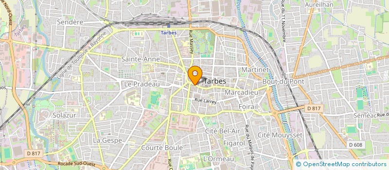 localisation de l'entreprise MADAME MARIE-JOSEPH DE RESSEGUIER à TARBES