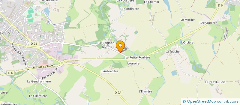 localisation de l'entreprise MADAME MARIE JOSEPH FAVROU à LE POIRE-SUR-VIE