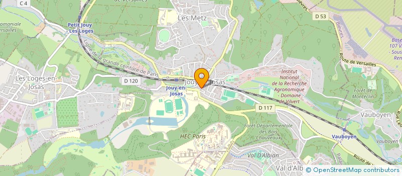 localisation de l'entreprise MADAME MARIE-JOSEPH FERAT  JOUY-EN-JOSAS