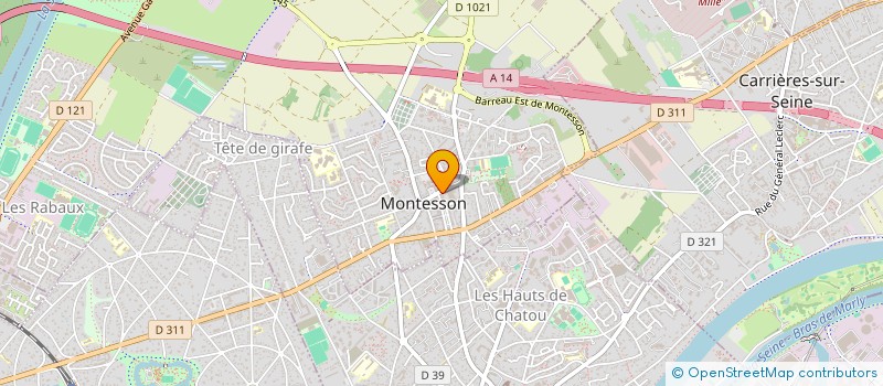 localisation de l'entreprise MADAME MARIE-JOSEPH LOZIER  MONTESSON