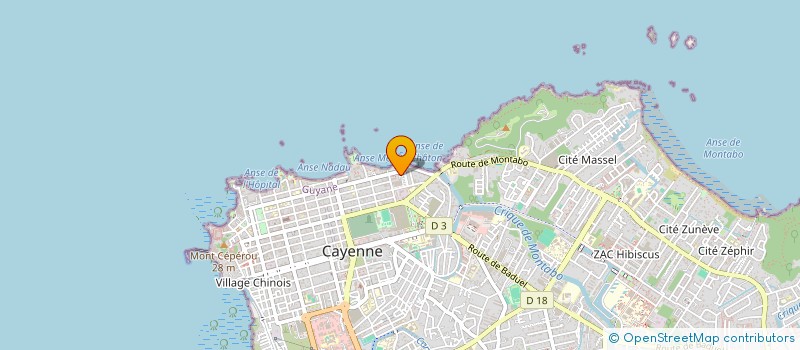 localisation de l'entreprise MADAME MARIE-JOSEPH MASSOL  CAYENNE