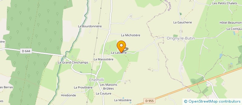 localisation de l'entreprise MADAME MARIE-JOSEPHE ANDRIOT à CHEMILLI