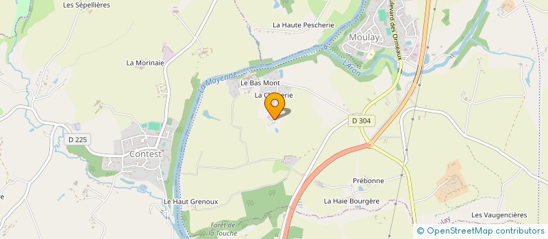 localisation de l'entreprise MADAME MARIE-JOSEPHE BANSARD  MOULAY