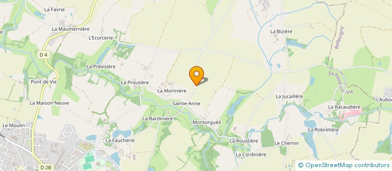 localisation de l'entreprise MADAME MARIE-JOSEPHE BILLAUD à LE POIRE-SUR-VIE
