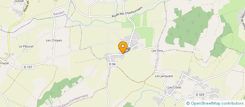 localisation de l'entreprise MADAME MARIE-JOSEPHE BLATAYRAS à BEAUMONT-LES-RANDAN