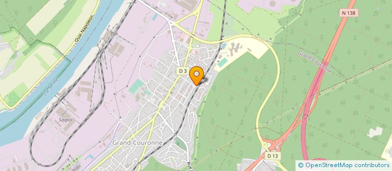 localisation de l'entreprise MADAME MARIE JOSEPHE CAPELLE  GRAND-COURONNE