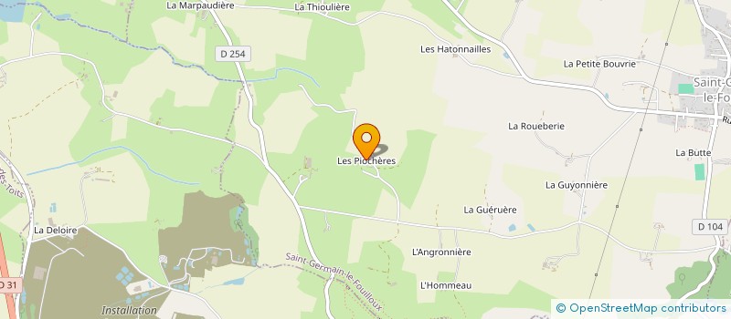 localisation de l'entreprise MADAME MARIE-JOSEPHE CHEVREUL à LA BACONNIERE