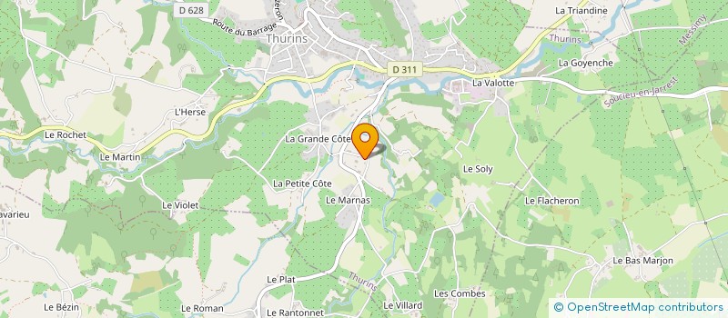 localisation de l'entreprise MADAME MARIE JOSEPHE COSTANTINO  MESSIMY