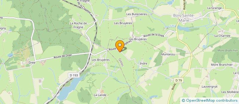 localisation de l'entreprise MADAME MARIE-JOSEPHE DUVERNAY  GIBLES