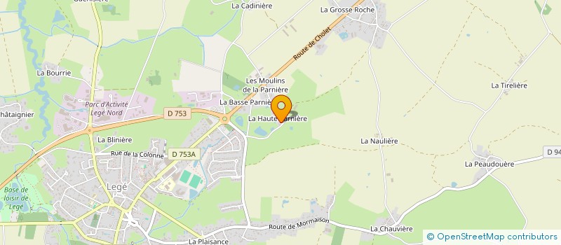 localisation de l'entreprise MADAME MARIE-JOSEPHE GAZEAU  LEGE