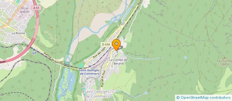 localisation de l'entreprise MADAME MARIE-JOSEPHE GERMAIN  SAINT-GEORGES-DE-COMMIERS