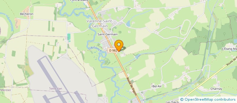 localisation de l'entreprise MADAME MARIE-JOSEPHE GUICHARD  VARENNE-SAINT-GERMAIN