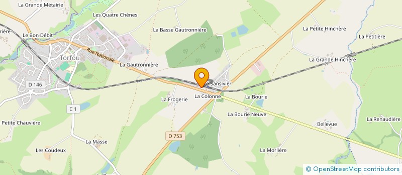 localisation de l'entreprise MADAME MARIE JOSEPHE GUITTON à SEVREMOINE